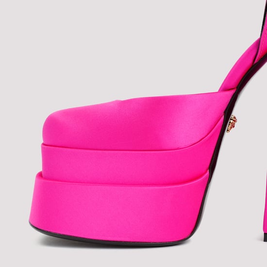 Fuchsia Satin Medusa Aevitas Pumps - Image 5