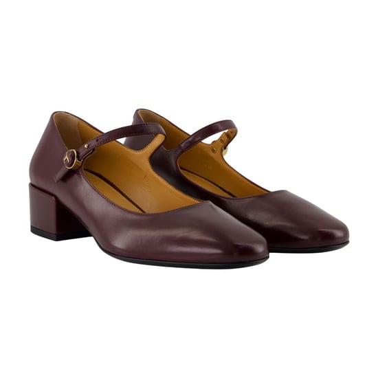 Mary Jane Leder Pumps - Image 2