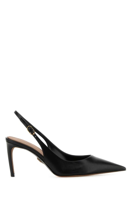Schwarze Leder Devotion 75 Pumps - Image 2