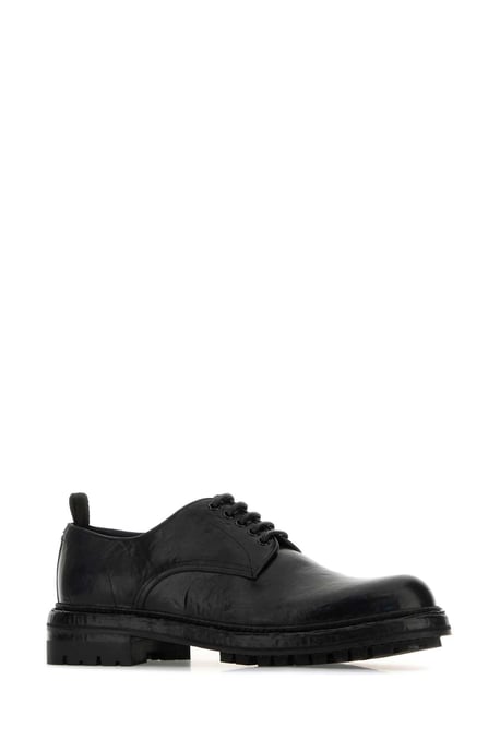 Schwarze Leder Schnürschuhe - Image 2
