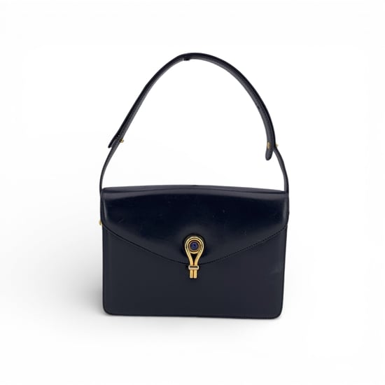 Gucci Vintage-Schultertasche aus Leder - Image 1