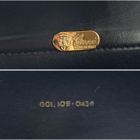 Gucci Vintage-Schultertasche aus Leder - Image 6