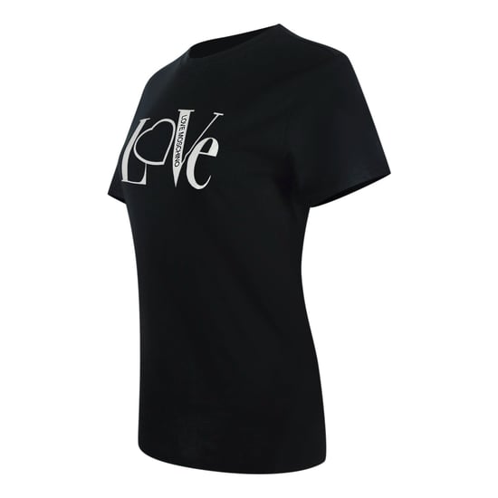 Schwarzes T-shirt Mit Moschino-liebeslogo - Image 3