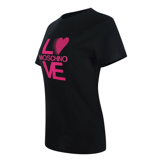 Moschino T-shirt Mit Auffälligem Logo (schwarz) - Image 3