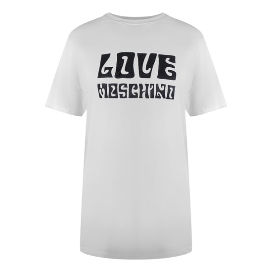 Moschino T-shirt Mit Auffälligem Logo (weiß) - Image 1
