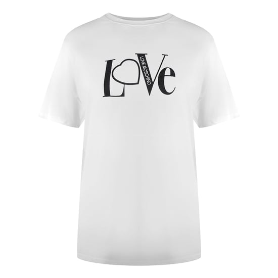 Moschino Love Logo Weißes T-shirt - Image 1