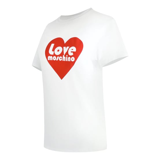 Moschino Herz-logo Weißes T-shirt - Image 3