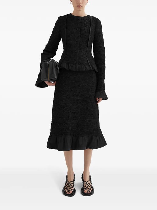 Jacke Punos-Dobladillo Drap Schwarz - Image 1