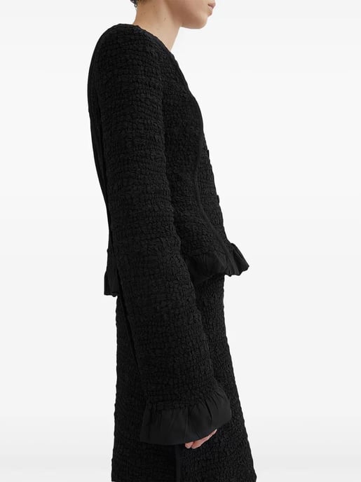 Jacke Punos-Dobladillo Drap Schwarz - Image 3