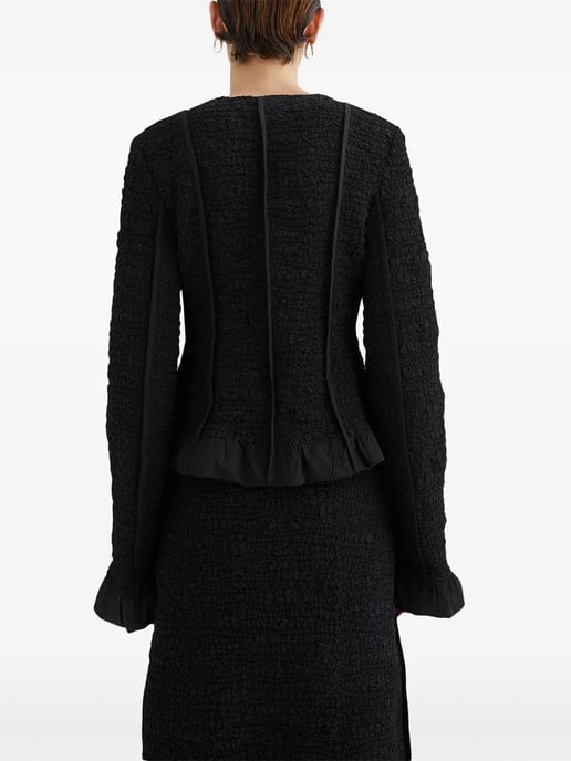 Jacke Punos-Dobladillo Drap Schwarz - Image 4