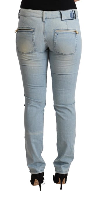 Helle Blaue Jeans mit Reißverschlussdetails - Image 3