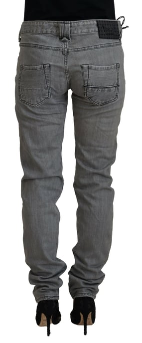 Graue Straight-Leg-Jeans - Image 3