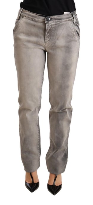 Graue Jeans mit geradem Bein - Image 1