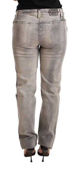 Graue Jeans mit geradem Bein - Image 3