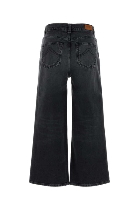 Schwarze Stretch-Denim-Jeans - Image 3
