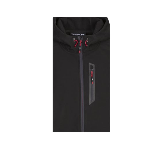 Trespass Herren Marlon Soft Shell Jacke (Schwarz) - Image 3