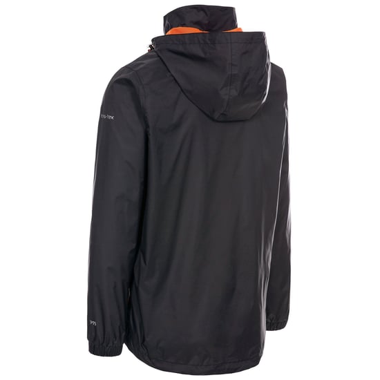 Trespass Mens Briar Wasserdichte Jacke (Schwarz) - Image 2