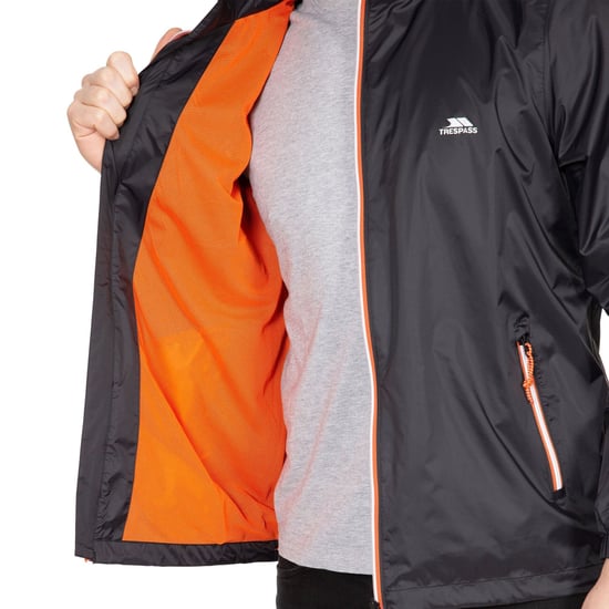 Trespass Mens Briar Wasserdichte Jacke (Schwarz) - Image 3