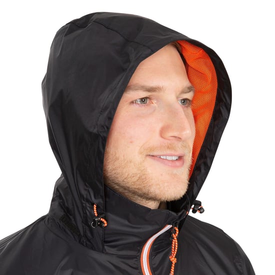 Trespass Mens Briar Wasserdichte Jacke (Schwarz) - Image 4