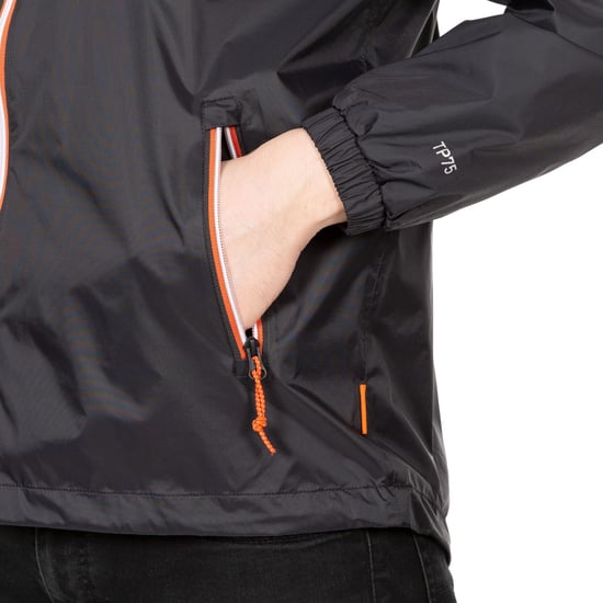 Trespass Mens Briar Wasserdichte Jacke (Schwarz) - Image 5