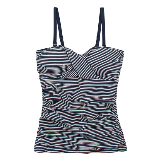 Regatta - "Aceana III" Tankini-Oberteil für Damen (Marineblau/Weiß) - Image 1