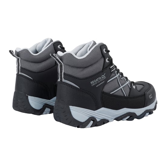 Regatta - Kinder Wanderstiefel "Samaris III" (Schwarz/Helles Stahlgrau) - Image 2
