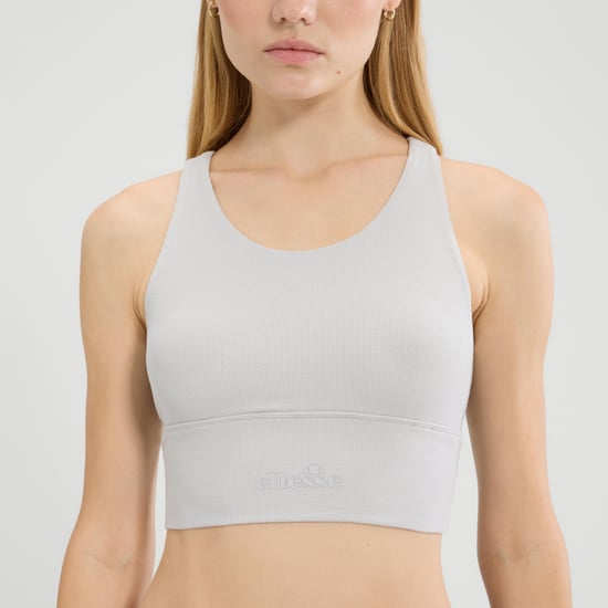 Ellesse - "Ballante" Sport-BH für Damen, Racerback (Hellgrau Mergel) - Image 4