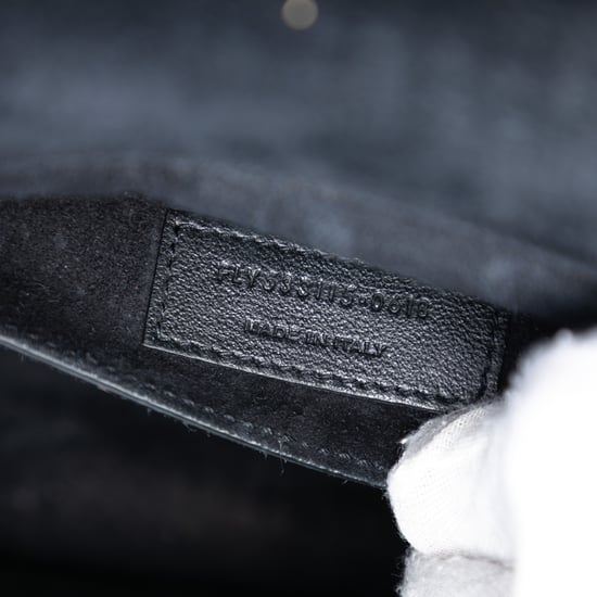 Gebrauchte Medium Mit Nieten Veredelte Wildleder Monogramm Sulpice Umhängetasche - Image 5