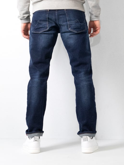 Petrol Industries - Jean Coupe Droite Riley Hommes - Bleu - Image 4