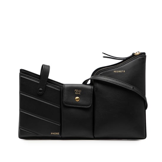Gebrauchte Mini-Leder 3-Taschen Crossbody - Image 1