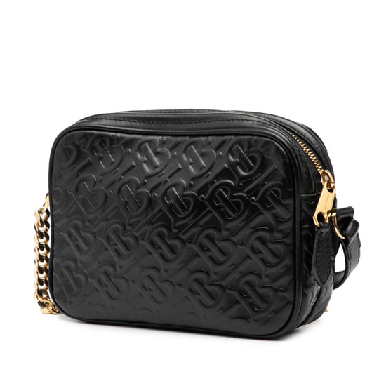 Gebrauchte geprägte Kalbsleder Tb Monogram Kamera-Ketten-Crossbody Tasche - Image 2