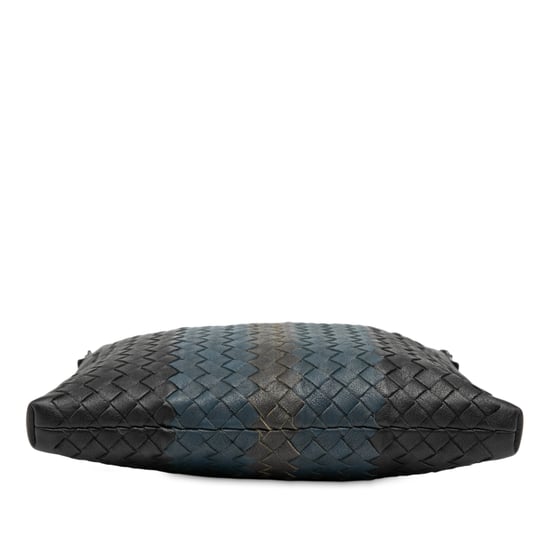 Gebrauchte Tricolor Leder Intrecciato Umhängetasche - Image 3