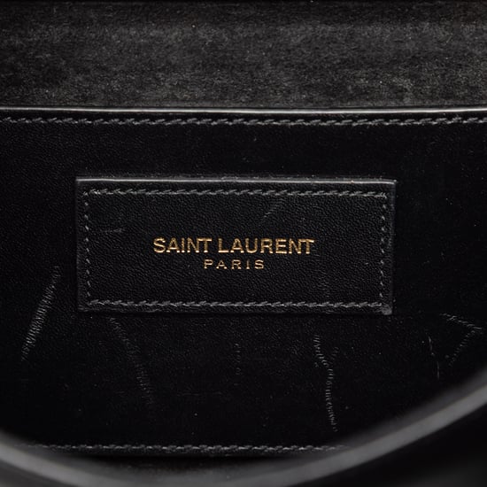 Gebrauchte kleine glatte Kalbsledertasche mit Monogramm Kate mit Quaste zum Umhängen - Image 5