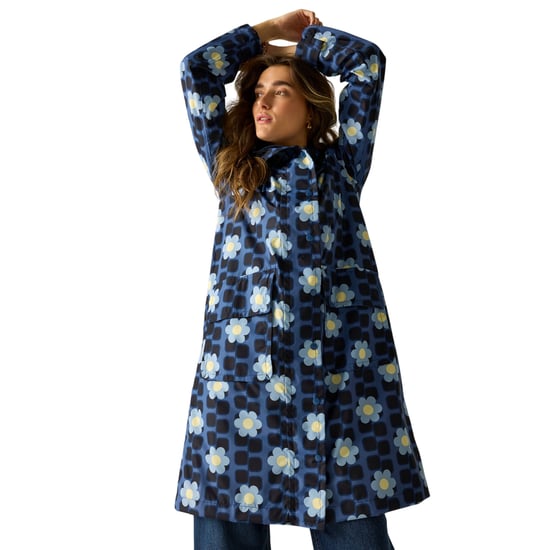 Regatta - "Orla Kiely" Jacke, wasserfest für Damen, Lang (Blau) - Image 4