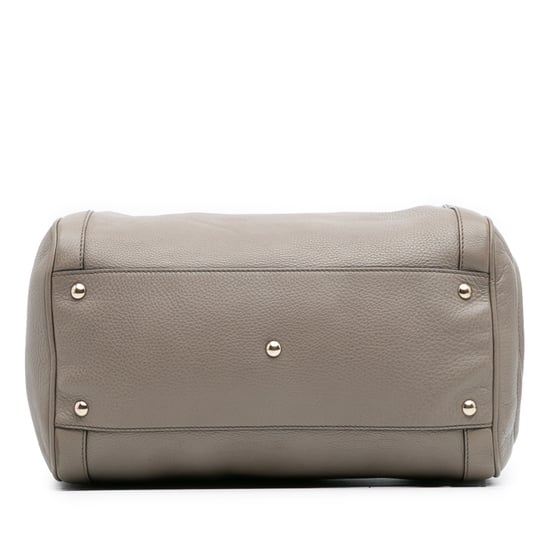 Gebrauchte mittlere SoHo Boston Tasche aus genarbtem Kalbsleder - Image 3
