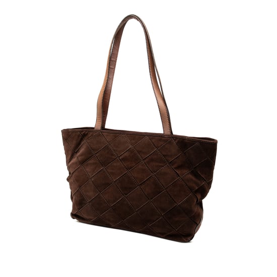 Gebrauchte Suede Intrecciato Tote - Image 2