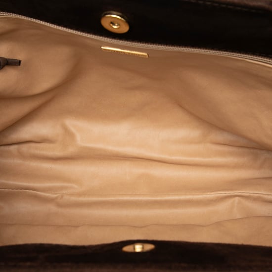 Gebrauchte Suede Intrecciato Tote - Image 4