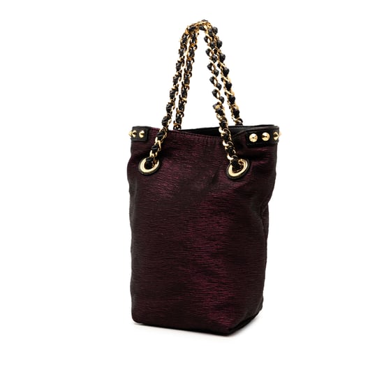 Vorbesitzene Limitierte Auflage Metallischer Jacquard Doppel Jeu Neo Alma Tasche - Image 2