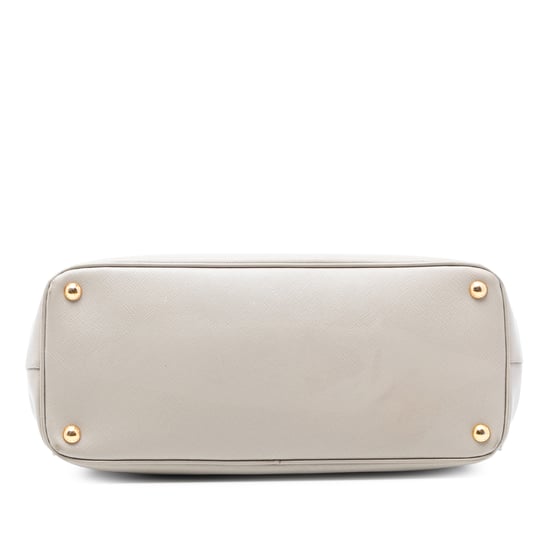 Gebrauchte große Saffiano Lux Galleria Doppelreißverschluss-Tasche - Image 3