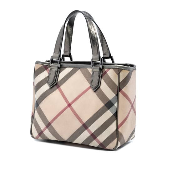 Gebrauchter Supernova Check beschichteter Canvas-Shopper - Image 2