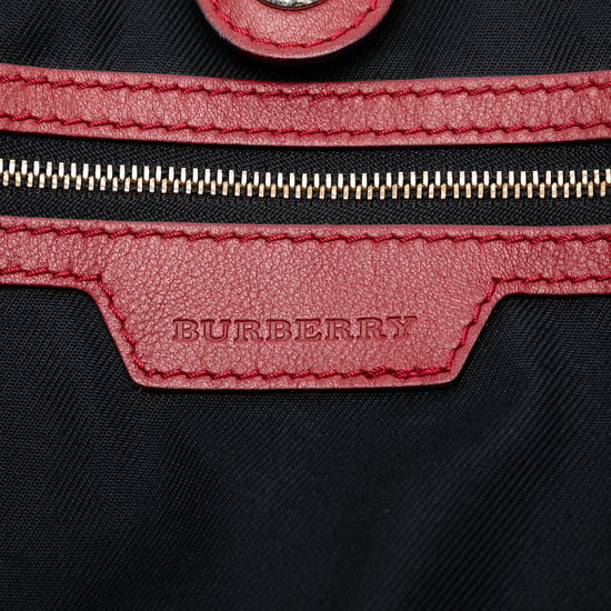 Gebrauchte kleine Haymarket-Check-Canvas- und Leder-Canterbury-Tasche - Image 5