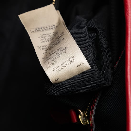 Gebrauchte kleine Haymarket-Check-Canvas- und Leder-Canterbury-Tasche - Image 6