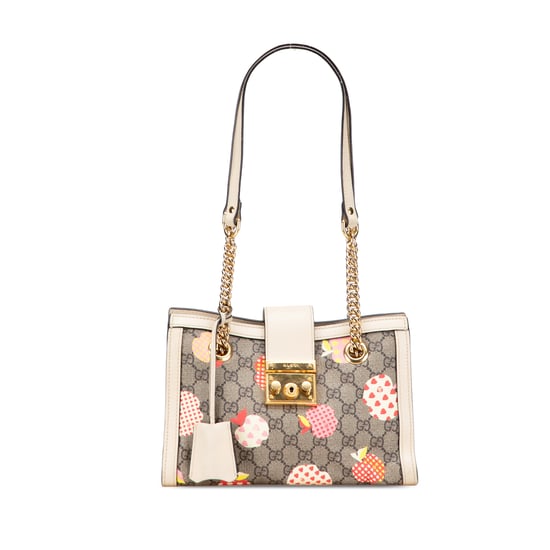 Gebrauchte kleine GG Supreme Apple Heart Padlock Tote - Image 1