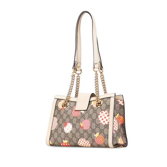 Gebrauchte kleine GG Supreme Apple Heart Padlock Tote - Image 2