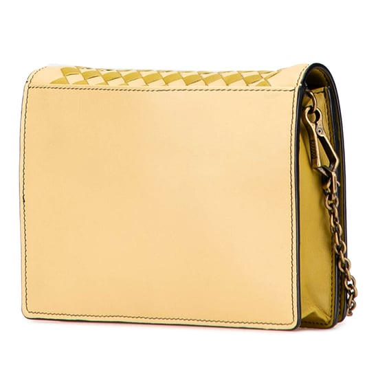 Gebrauchte Nappa Intrecciato Studded Geldbörse mit Kette - Image 2