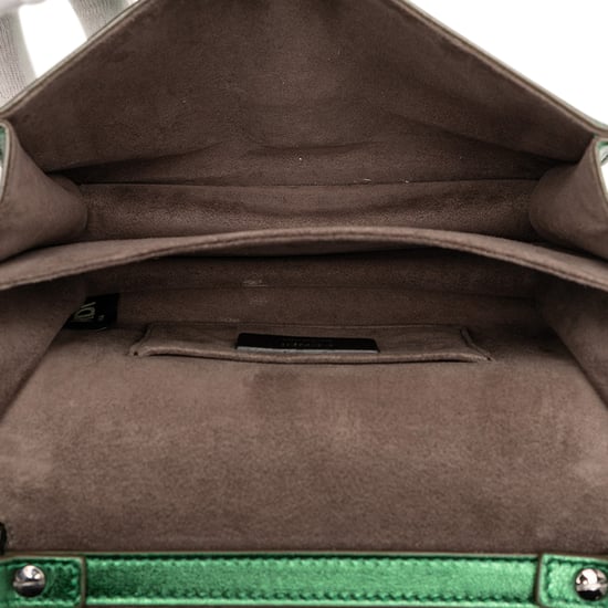 Gebrauchte Kleine Leder Scalloped Kan I Umhängetasche - Image 4
