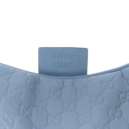 Gucci Pre-owned Pre-owned Mini Microguccissima Bree Umhängetasche - Hellblau - Image 6