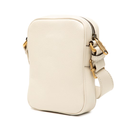 Gebrauchte Mini-Kreuztasche aus Rindleder mit Logo - Image 2