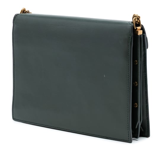 Gebrauchte Glattes Kalbsleder Monogram Cassandra Clutch Tasche - Image 2