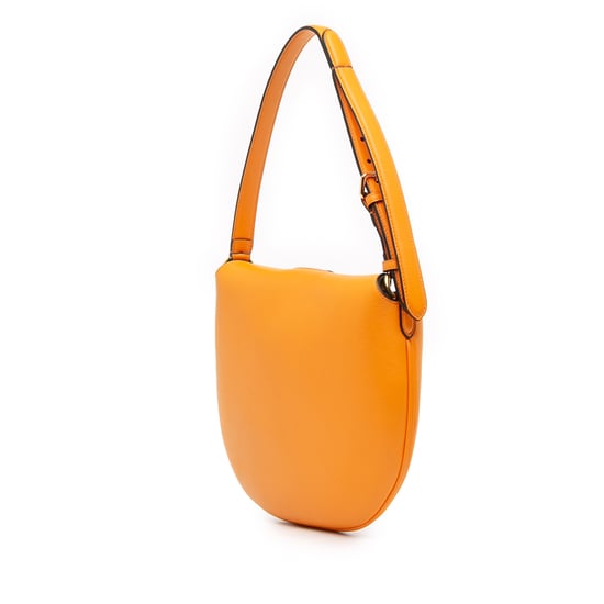 Gebrauchte kleine Leder-Croissant-Hobo-Tasche - Image 2